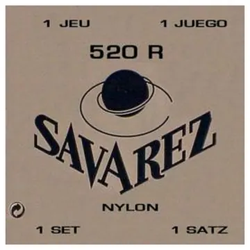 Savarez Classical Guitar String Set 520R - Rouge - Hard Tension