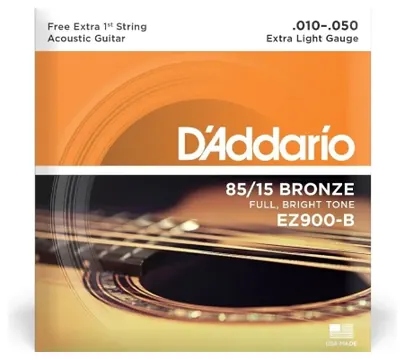 D-addario Encordoamento Violão Aço 010 D-Addario Ez900 (2677)