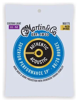 Martin Saiten MA175 Authentic Western 011-052 80/20 Bronze