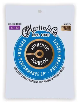 Martin Saiten MA535 Authentic Western 011-052 Phosp. Bronze