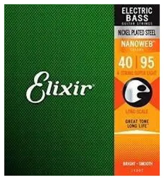 Elixir 14002 Bass Saiten Super Light 040-095