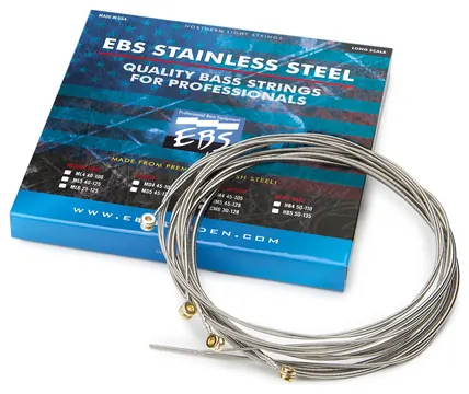 Ebs SSMD4 Northern Light Stainless Steel 045-100 Saiten für E-Bass Medium, 4-Saiter