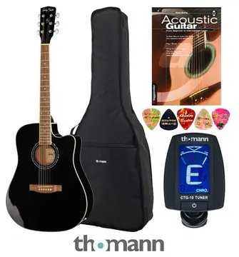 Harley Benton HBD120CEBK Bundle UK