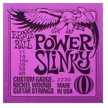 Ernie Ball Power SlinkyElectric Guitar Strings 11-48