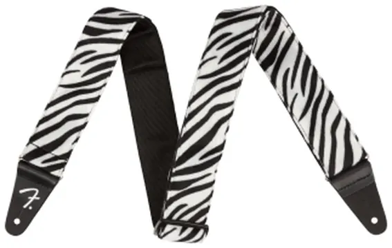 Fender Wild Animal Print Strap Zebra