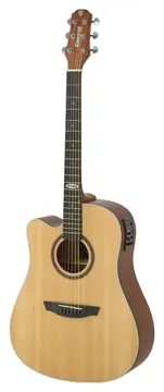 Strinberg SD200C Dreadnought Cutaway Natural Canhoto