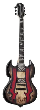 Schecter Audio Barbarian Signature Zakk Wylde Special Edition LH Blood River Burl