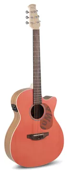 Applause E-Akustikgitarre Jump Om Cutaway Electro Peach