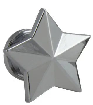 Grover S 630C - Artist Strap Buttons, Star - Chrome