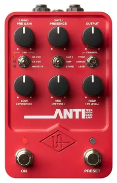 Universal Audio UAFX ANTI 1992 High Gain Amp