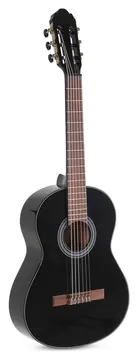 Gewa Student Schwarz Spruce 3/4 Konzert-Gitarre (VG500.122)