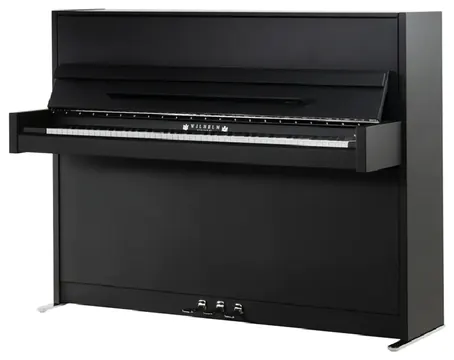 Wilhelm Schimmel W114 Akoestische Piano - Mat Zwart