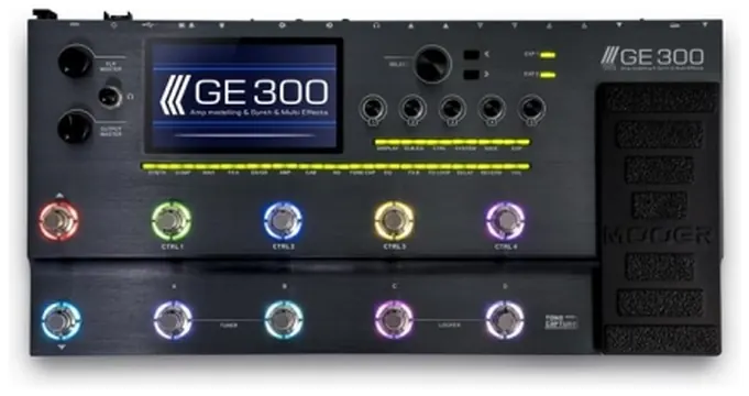 Mooer GE 300 Pedaleira Multi-FX Guitarra Elétrica