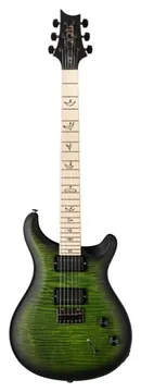 PRS CE Dustie Waring Signature Hardtail LTD Jade Smokeburst con Funda