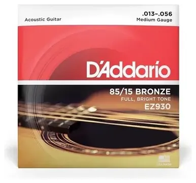 D'Addario Encordoamento Daddario .013 Violão Aço 85/15 Bronze EZ930
