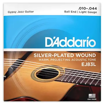 Jogo de Cordas D'Addario EJ83L 010 044 para Guitarra Gypsy Jazz