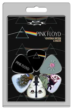 Perris Guitar Picks 6 Pack Pink Floyd