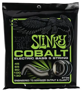 Ernie Ball 2736 Cobalt Bass 5-String Super Slinky