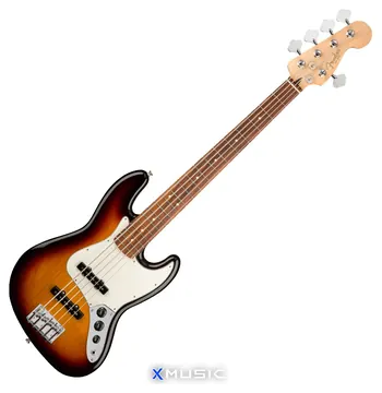 Fender Player Jazz Bass V Pf, 3 Tone Sunburst