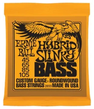 Ernie Ball 2833 Hybrid Slinky Light To Medium Bass Strings (.045-.105)