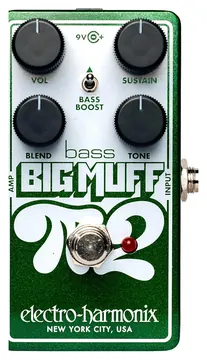 Electro-Harmonix EHX Bass Big Muff Pi 2 Dual Op Amp Bass Fuzz Pedal
