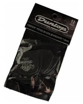 Jim dunlop 488P100 Tortex Pitch Black 488 PACK DE 12- 1.00MM