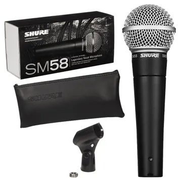 Shure Microfone Shure SM58 LC Cardióide