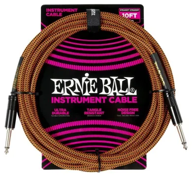 Ernie Ball Jack Droit/Droit 3m Tissé 6468