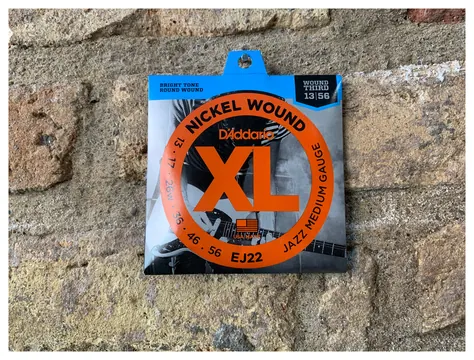 D'Addario XL EJ22 Wound Third 13-56's