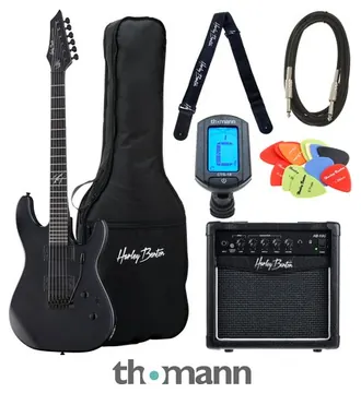 Harley Benton HWY-25BKS Progressive S Bundle
