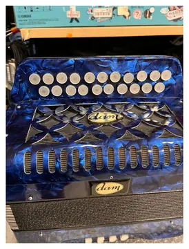Dam 1600-8 Organetto 8 bassi blu