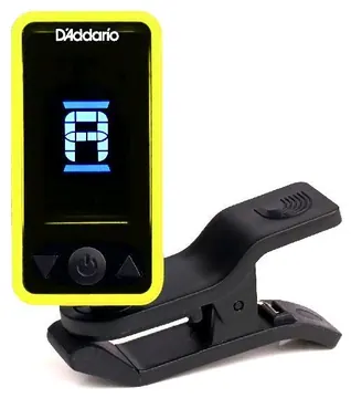 D'Addario PW-CT-17YL Eclipse Chromatic Clip-On Tuner Yellow