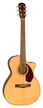 Fender cc140sce concert natural chitarra acustica elettrificata