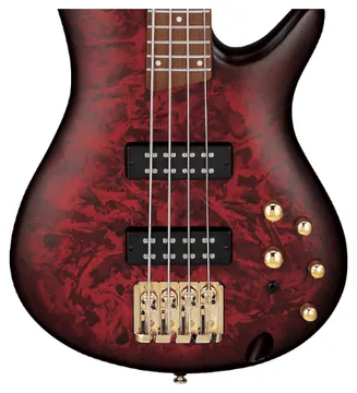 Ibanez Baixo Ibanez SR300EDX WZM Wine Red Frozen Matte 4 Cordas