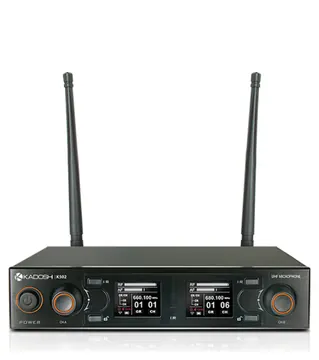Kadosh Microfone Sem Fio Kadosh K502M UHF Mão Duplo