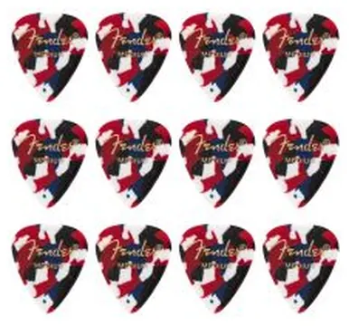 Blister plettri Fender 351 shape Premium medley medium 12pz