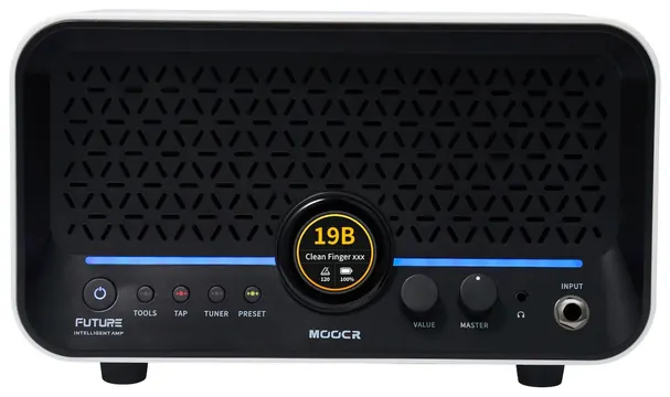 Mooer F15i LI SW Snowfall White Combo 15W/2x2Zoll Intelligenter Akku Modeling Gitarrenverstärker