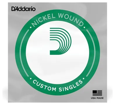 D'Addario NW059 Nickel Wound Electric Guitar Single String, .059