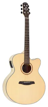 Strinberg Jumbo SJ25C Natural Cordas de Aço + Elixir