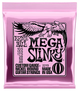 Ernie Ball 2213 Nickel Wound Mega 10,5-48 Saiten für E-Gitarre