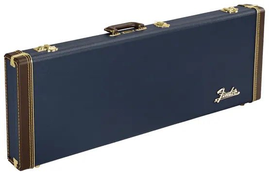 Fender Classic Series Wood Case - Strat/Tele - Navy Blue
