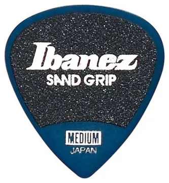 Ibanez Flat Pick Sand Grip blau 6 Stück - PPA16MSG-DB