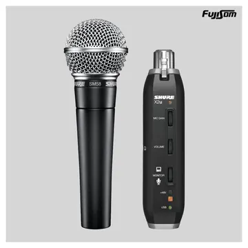 Shure Microfone Shure Dinâmico SM-58/X2U| Fujisom