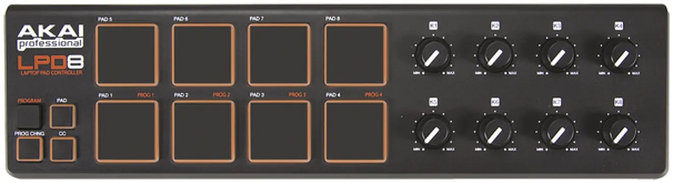 Akai LPD8 MK2 Controleur Usb/midi 8 Pads & 8 Potentiometres