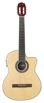 Tonante VTLSC1954M Linha Lorenzzo Flat 39" de Nylon Natural Brown C/ Afinador
