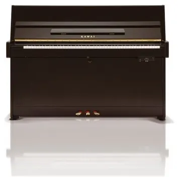 Kawai K-15-ATX3-L E/P Klavier, 110 cm, Anytime-Silent-Funktion, schwarz poliert