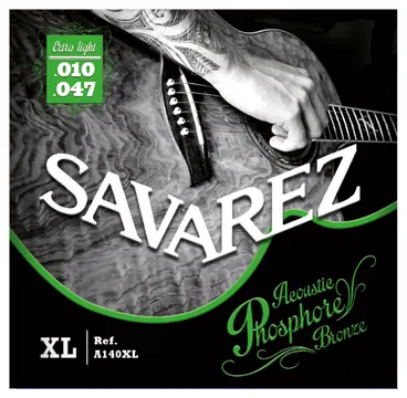 Savarez Encordoamento Savarez A140XL Aço 010 Folk Phosphore Bronze Violão