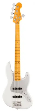 Fender American Ultra II Jazz Bass V touche erable Avalanche