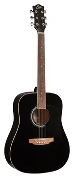 EKO RANGER6-BK Guitare Folk Acoustique Noire