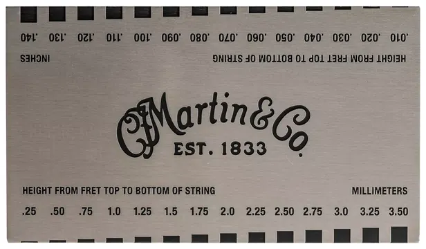 Martin String Action Gauge